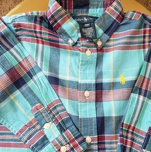 Ralph Lauren Plaid Button Down Shirt